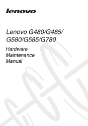 Lenovo G480 Laptop Hardware Maintenance Manual