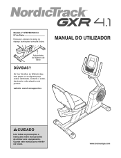 NordicTrack Gxr4.1 Bike Portuguese Manual