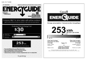 RCA RFR464 Energy Label