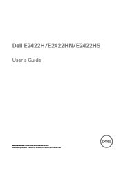 Dell E2422H Users Guide