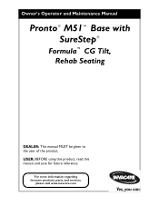 Invacare M51PR Owners Manual 3