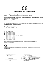 LevelOne FGP-1000 EU Declaration of Conformity