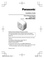 Panasonic KX-HNS105 Operating Instructions CA
