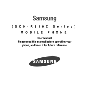 Samsung SCH-R810 User Manual (user Manual) (ver.f3) (English)