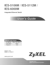 ZyXEL IES-5112 Series User Guide
