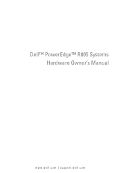 Dell PowerEdge R805 Hardware Owner's Manual (PDF)