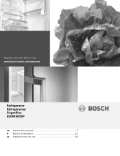 Bosch B30IR900SP Use and Care Manual