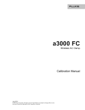 Fluke A3000FC Calibration Manual