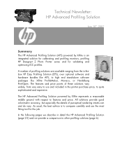 HP Z3100ps HP Designjet Z3100 Printer Series - Advanced Profiling Solution