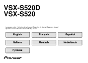 Pioneer VSX-S520 Instruction Manual