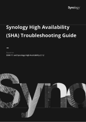 Synology RS4021xs Synology High Availability SHA Troubleshooting Guide for DSM 7.1