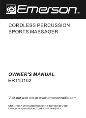 Emerson ER110102 Owners Manual