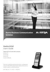 Aastra 622d User Guide Aastra 622d for Aastra 400