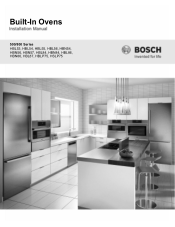 Bosch HBLP651LUC Installation Instructions