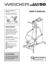 Weider Weevsy2077 Uk Manual
