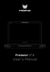 Acer Predator GX-792 User Manual W10