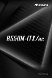 Asrock B550m Itx Ac Manual