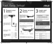 Asus RT-ACRH12 QSG Quick Start Guide for French