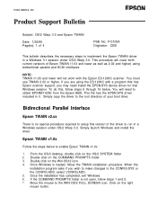Epson ES-300C Product Support Bulletin(s)
