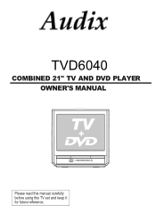 Haier TVD6040 User Manual