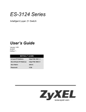 ZyXEL ES-3124 User Guide