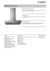 AEG HD8510-M Specification Sheet