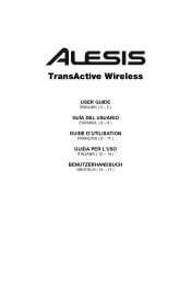 Alesis TransActive Wireless 2 User Guide