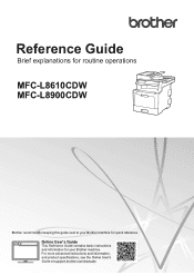 Brother International MFC-L8610CDW Reference Guide