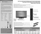 Dynex DX-32L130A10 Quick Setup Guide (English)