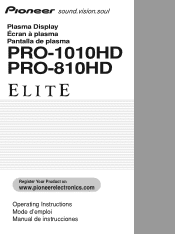 Pioneer PRO-1010HD Owner's Manual