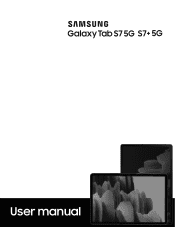 Samsung Galaxy Tab S7 5G 11.0 T-Mobile User Manual