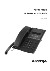 Aastra 7433ip Aastra 7433ip for MX-ONE, user guide
