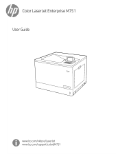 HP Color LaserJet Enterprise M751 User Guide