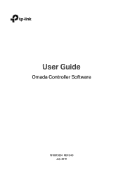 TP-Link EAP225-Wall Omada Controller Software 3.2.1 User Guide