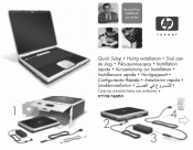 HP Pavilion ze4200 HP Pavilion Notebook PC - Quick Setup Guide-Front