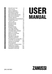 Zanussi ZHC60156X User Manual