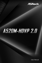 ASRock A520M-HDVP R2.0 User Manual