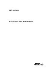 Axis Communications P5534 P5534 - User Manual