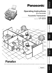 Panasonic UF-6200 Operating Instructions