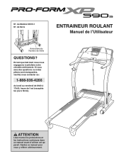 ProForm Xp 590s Treadmill Canadian French Manual