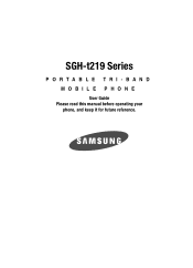 Samsung SGH-T219 User Guide