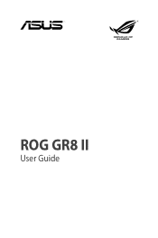 Asus ROG GR8 II ROG GR8 II Users ManualEnglish