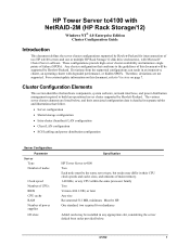 HP Tc4100 hp tc4100 netraid-2m config guide for Microsoft NT 4.0 Clusters  PDF, 395K, 4/1/2002