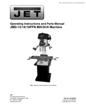 JET Tools 350017 User Manual