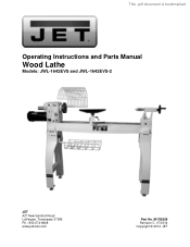 JET Tools JWL-1642-2EVS User Manual