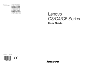 Lenovo C355 Lenovo C3/C4/C5 Series User Guide