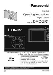 Panasonic DMC-ZR1K Digital Still Camera