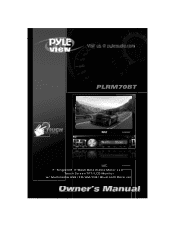 Pyle PLRM70BT Owners Manual