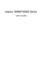 Acer Aspire 1640Z Aspire 1640Z User's Guide - EN