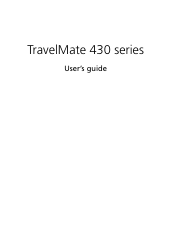 Acer TravelMate 430 Travelmate 430 User Guide
